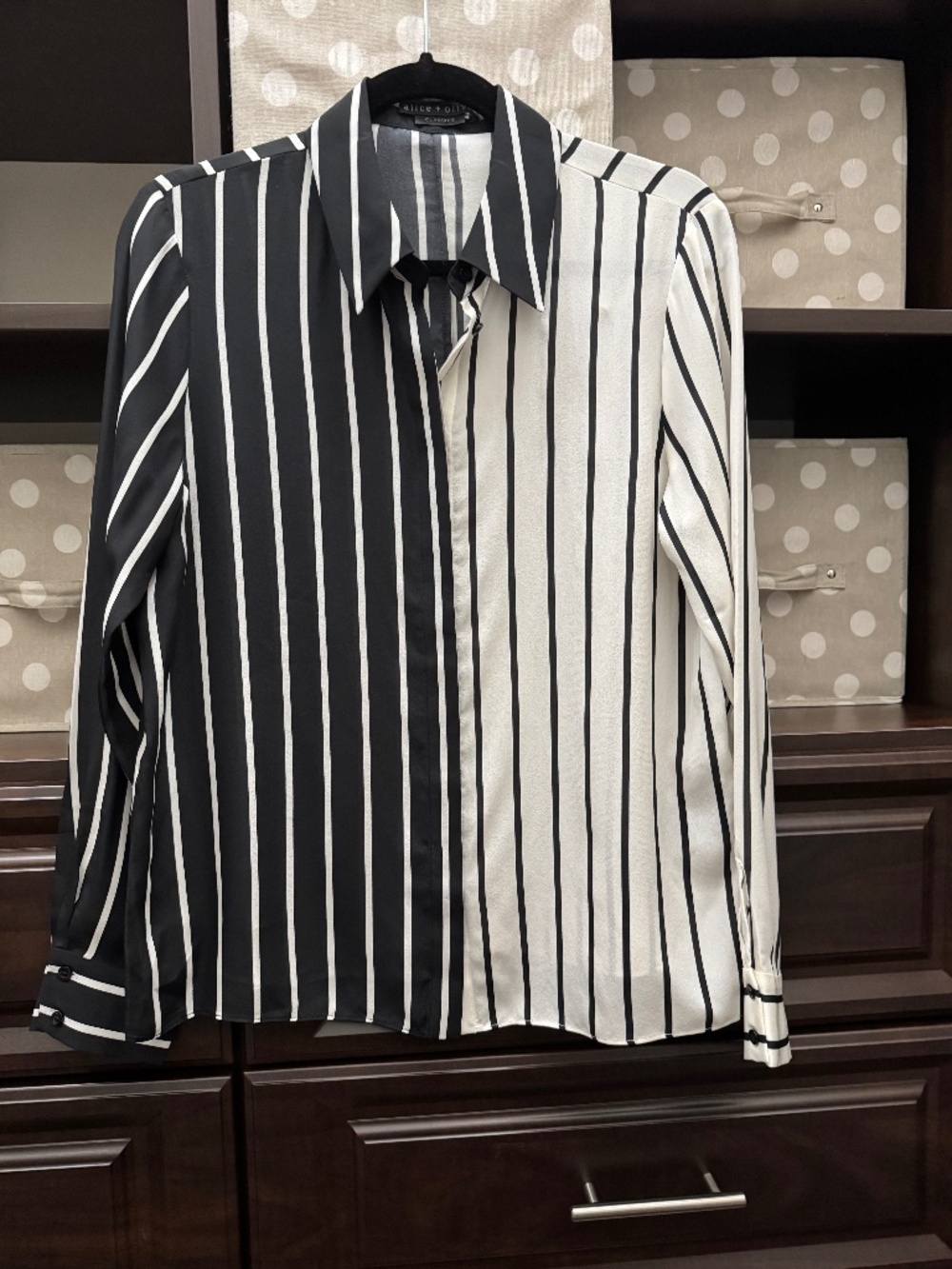 Alice + Olivia Silk Blouse